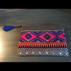 Bohemian clutch